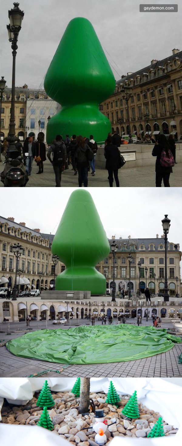 Giant Butt Plug Terrorizes Paris