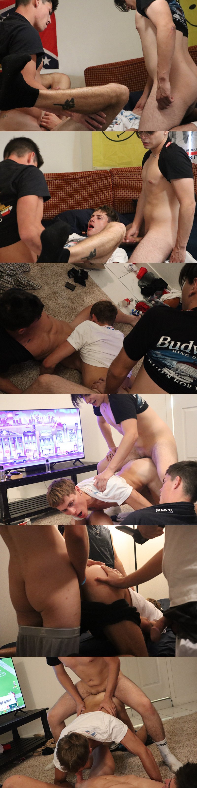 Party Bitch Gets Gang Banged By Steven Knox Seth Peterson Craig Summers & More!