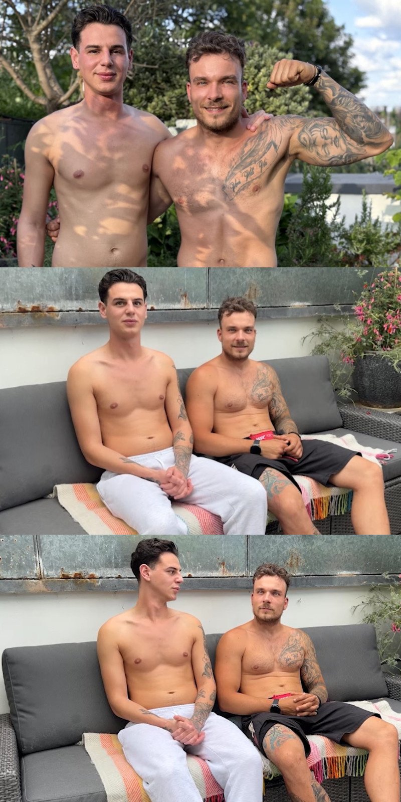 Str8t Dude Lewis Conell Gives Up His Man-Suck Virginity To Trent Brooks