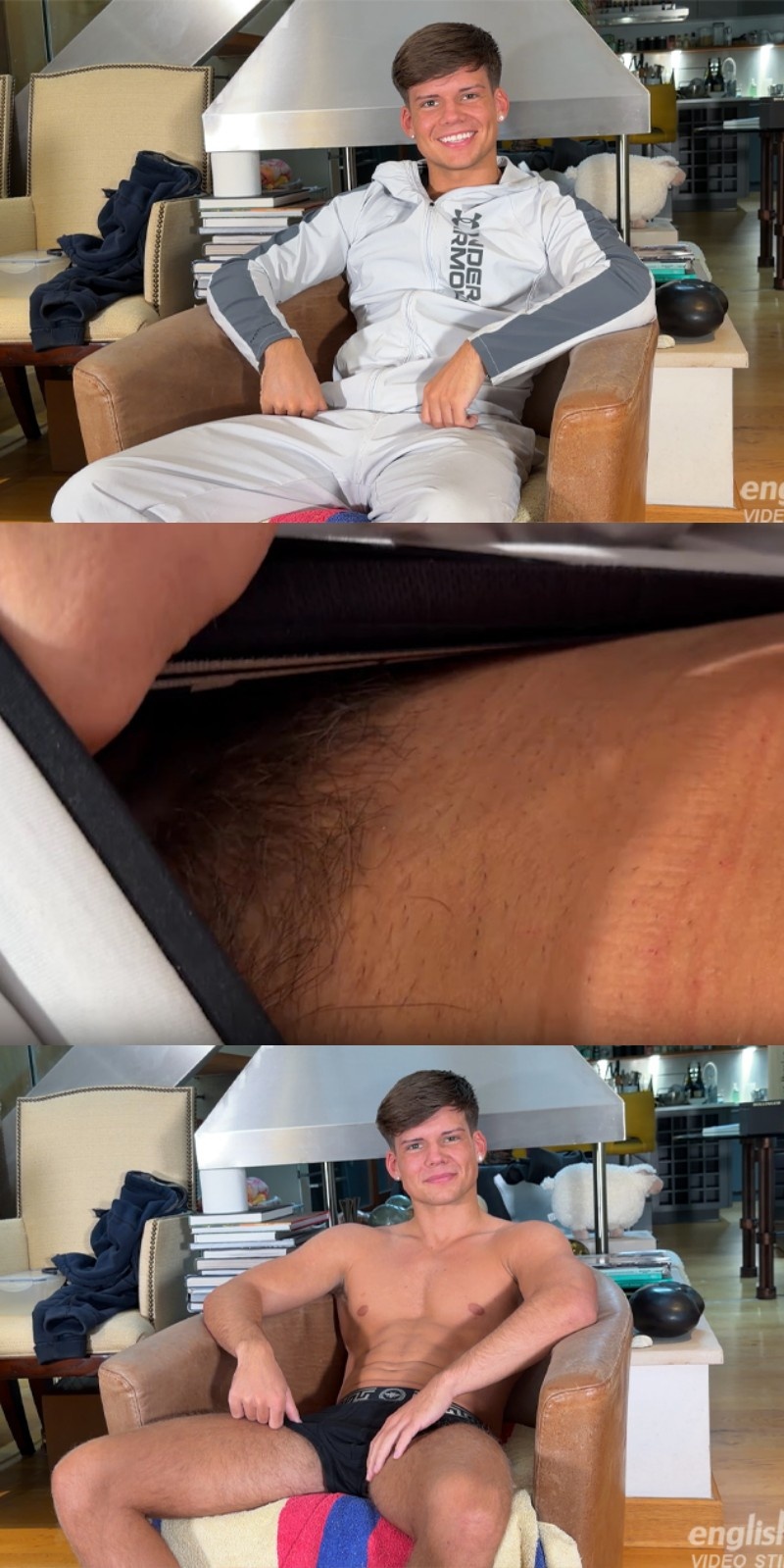 Romeo Reid's incredible cumshot comes from his magnificent 7-inch uncut cock