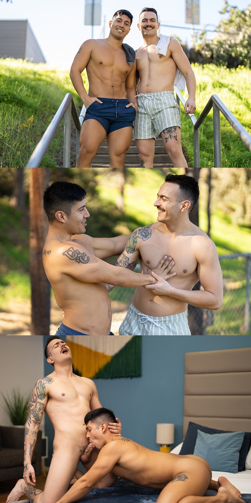 Two Hot Newcomers Flip-Fuck at Sean Cody