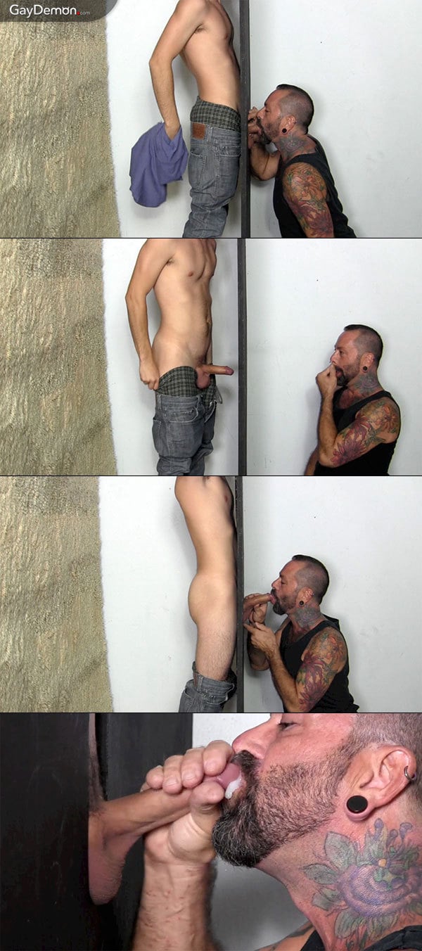 Straight Boy's First Gloryhole