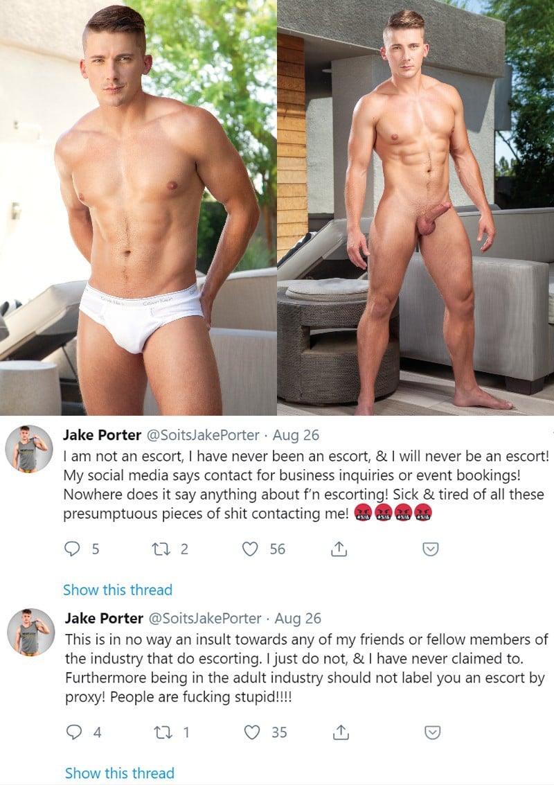 Newcomer Jake Porter Is Pissed People Think He's an Escort