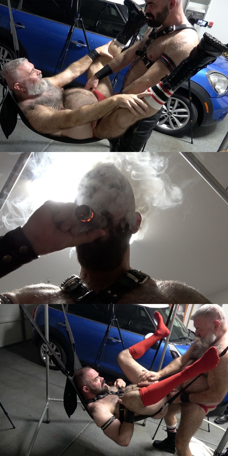 Will Angell is all prepped, primed, & ready for Dolan Wolf's huge 8-inch uncut cock!