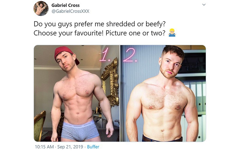 Gabriel Cross: Do You Prefer Him Shredded or Beefy?