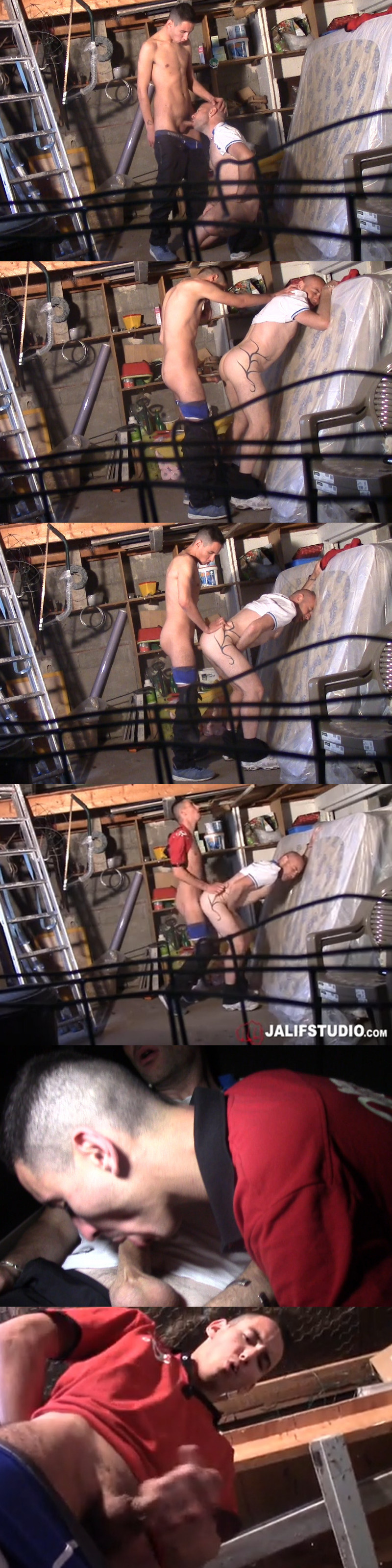 Raphaël Yeaahh Fucks Jess Royan Raw Against A Standing Mattress