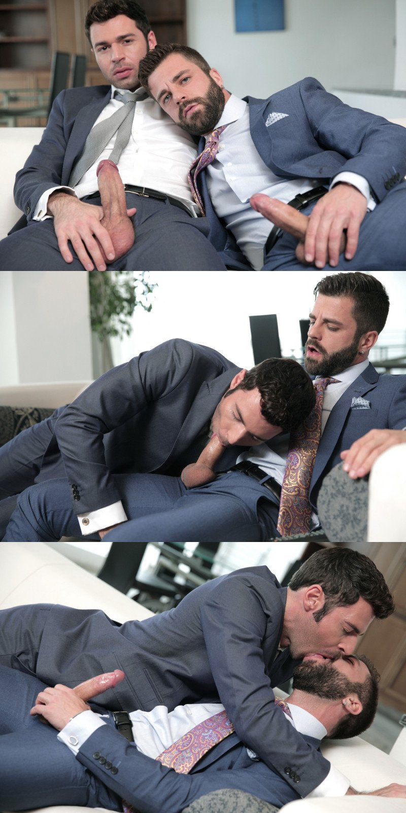Hector de Silva Shoots His Load As Dario Beck Rides His Throbbing Cock