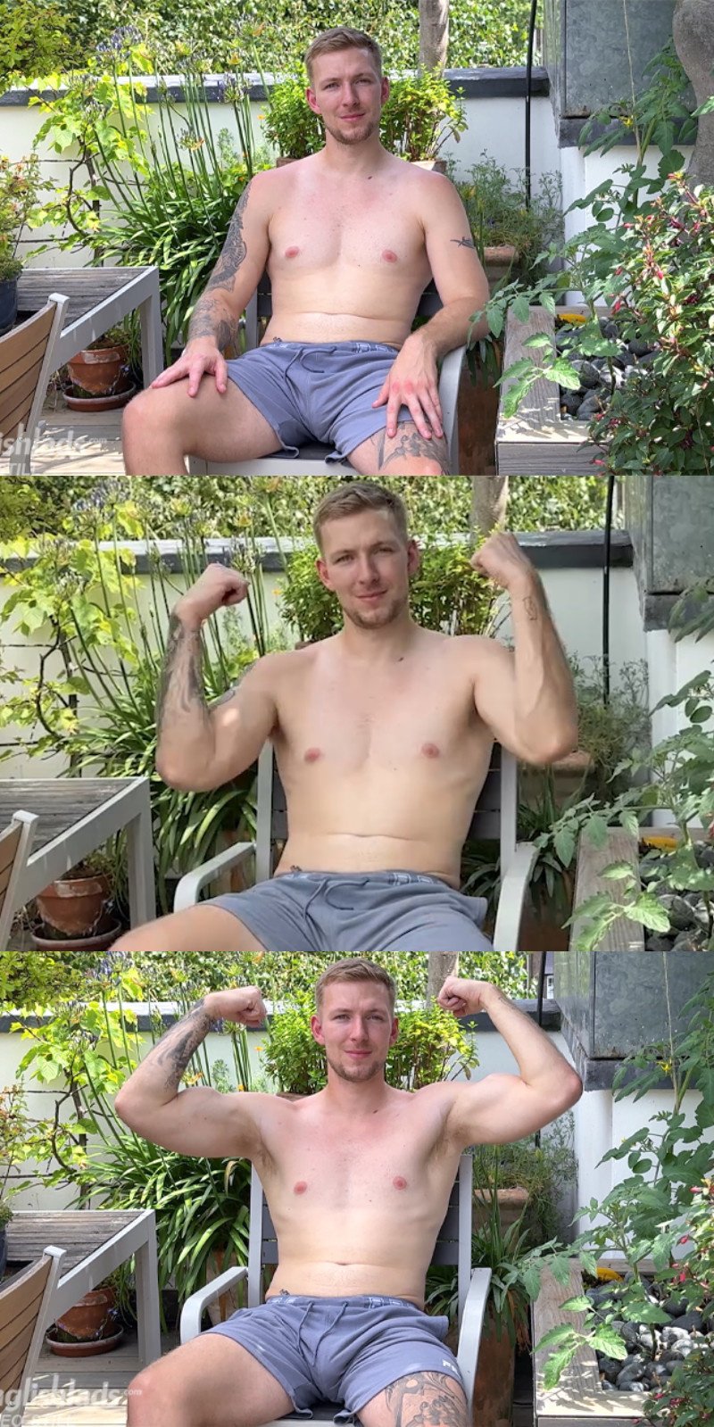 Christian Sterling Cums In The Sun!
