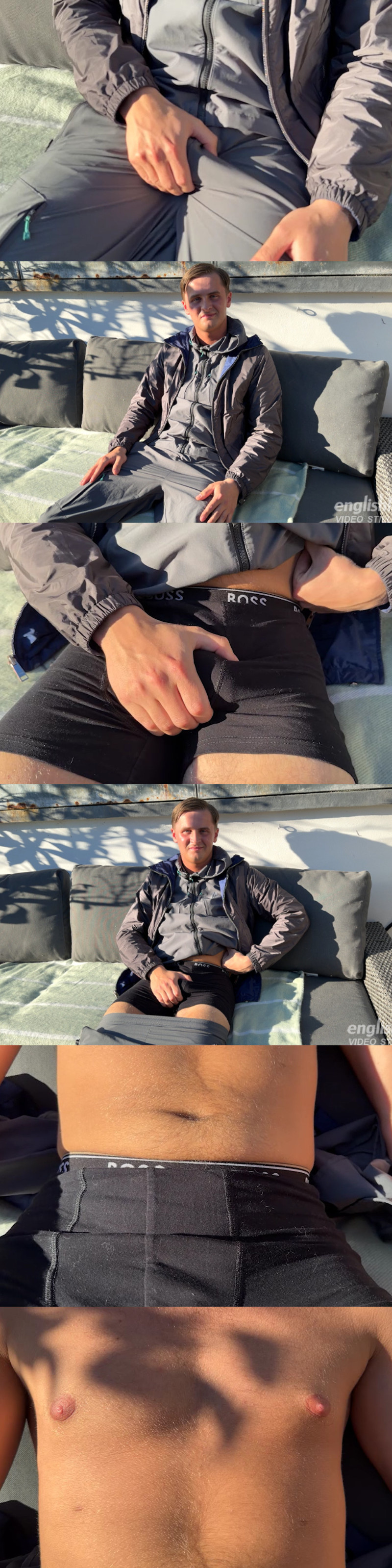 Straight Tennis Player Cums After Jacking Off His 7 Inch Uncut Cock