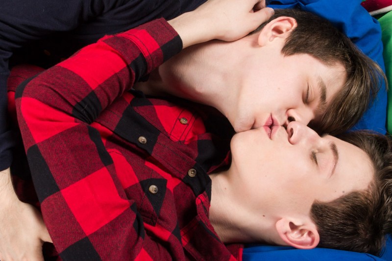 Hung Twinks Devin Lewis & Caleb Gray Fill Each Other's Holes