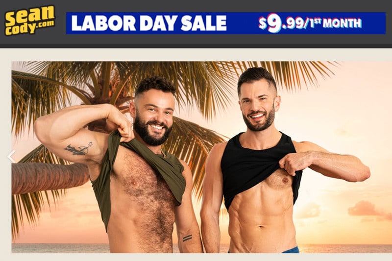 Sean Cody Labor Day Sale—$4.99 Per Month
