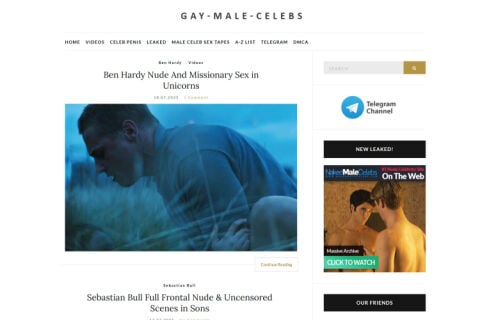 Gay Male Celebs