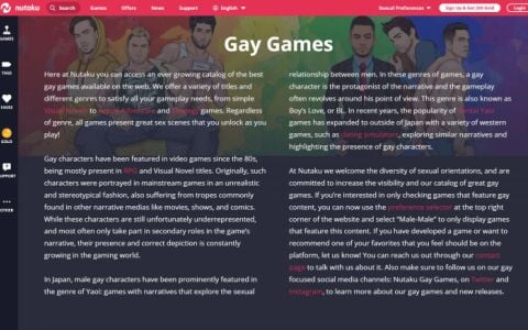 Gay Porn Games by Nutaku