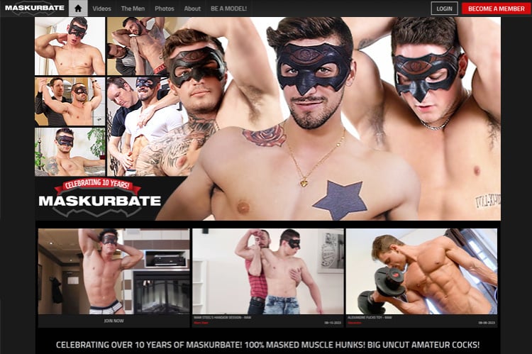 Maskurbate tour page