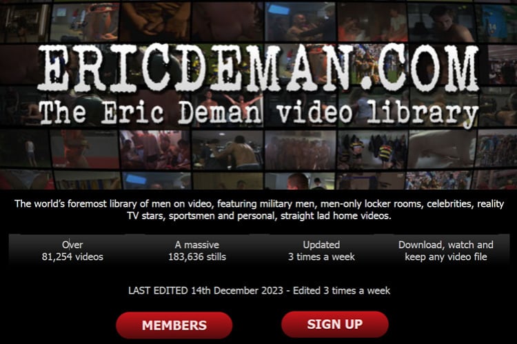 EricDeman tour page