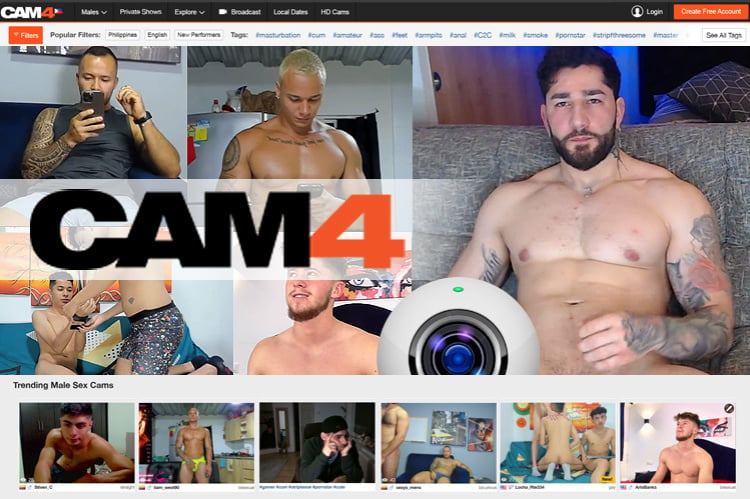 Cam4Male tour page