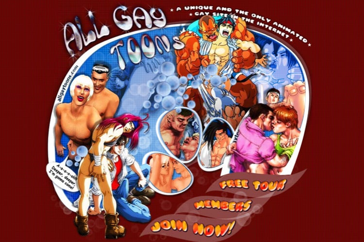 AllGayToons tour page