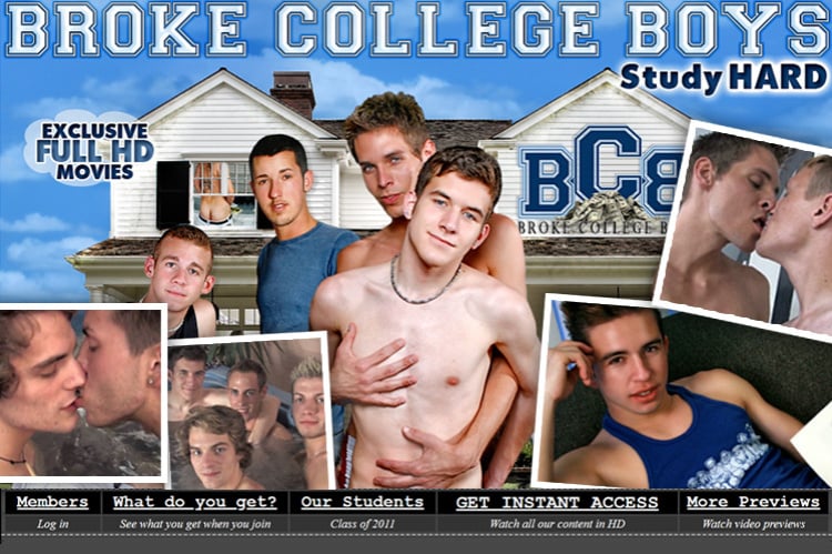 BrokeCollegeBoys tour page