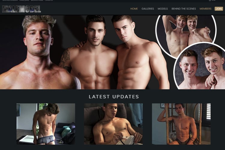 Male Model tour page