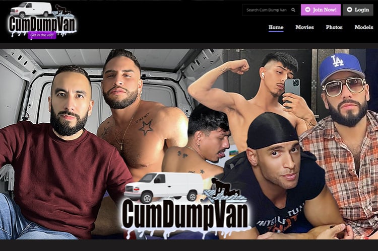 CumDump Van tour page