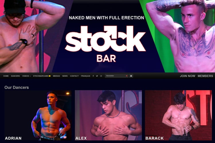 Stock Bar tour page