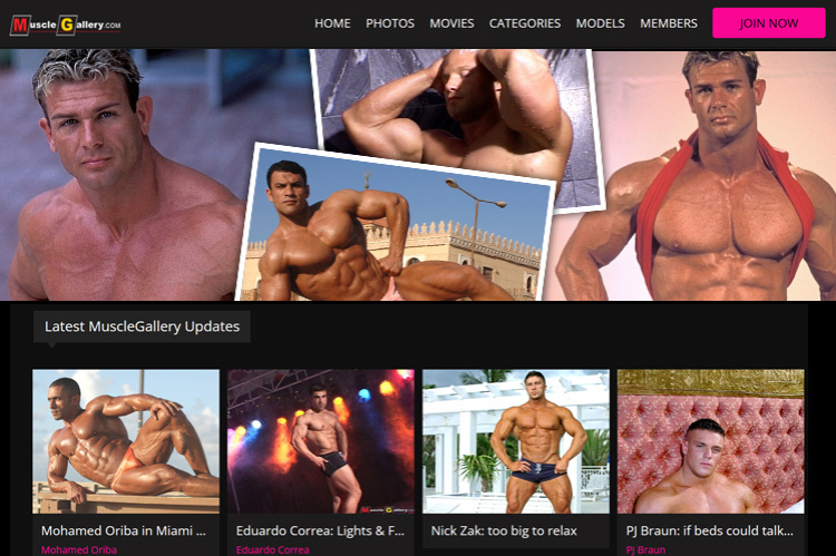 MuscleGallery tour page