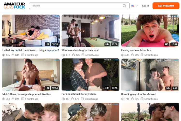 Amateur Guys Fuck