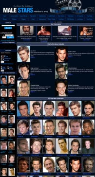 member area screenshot from Male Stars