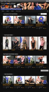 member area screenshot from Guyz in2 Rubber