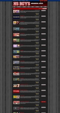 Members Area Screenshots