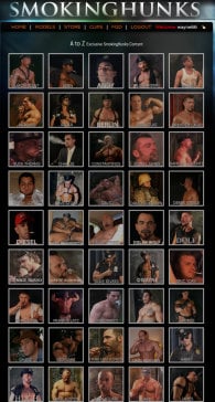 member area screenshot from Smoking Hunks