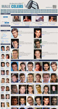 member area screenshot from MaleCelebrities