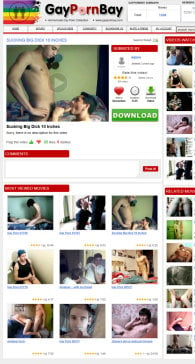 member area screenshot from Gay Porn Bay