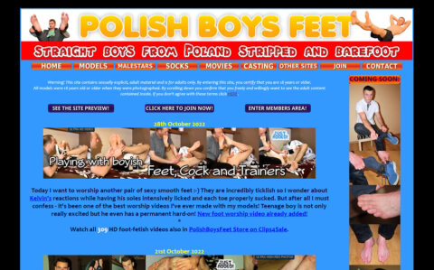 Polish Boys Feet