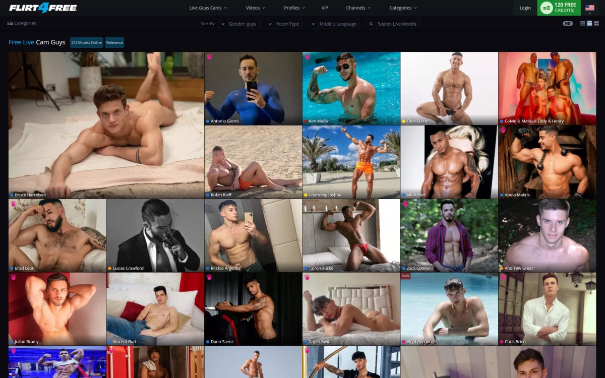 Flirt 4 Free: Review of flirt4free.com - GayDemon