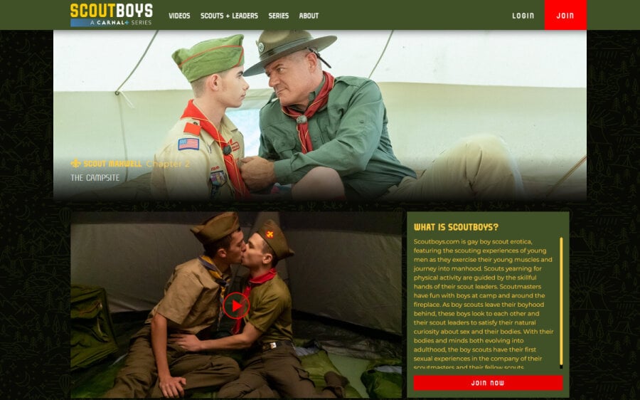 ScoutBoys tour page