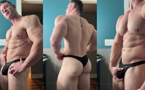 Showing Off In Black Posers (Video)