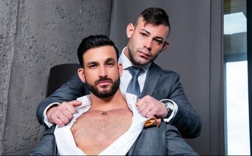 Ricky Blue fucks handsome Javi Gray