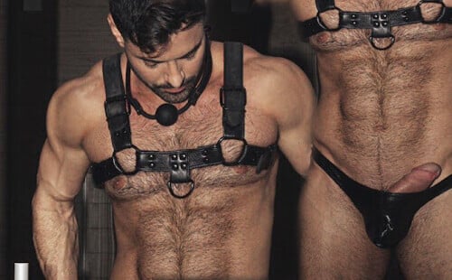 Fetish leather clothes
