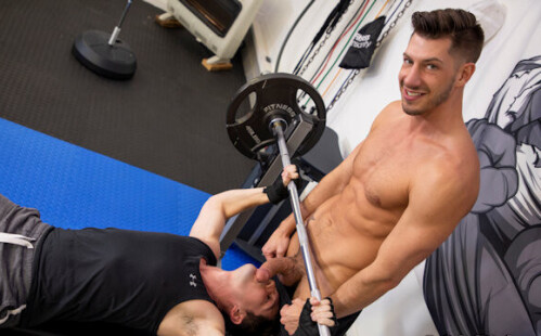 Colby Chambers loves barebacking during his workout