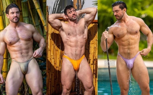 The big bulge of country singer Steve Grand