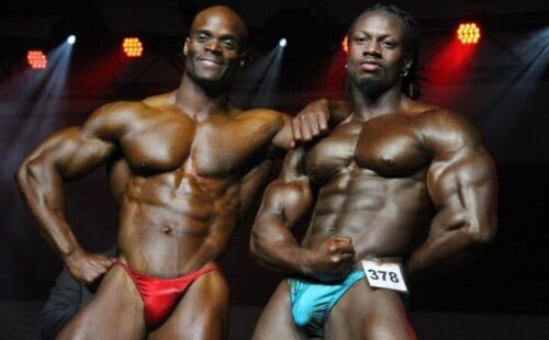 Sexy black bodybuilders