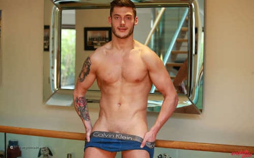 Footballer cock with new uncut straight lad Will Fletcher