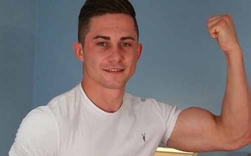 Hugo Jones Strips and Shows Off