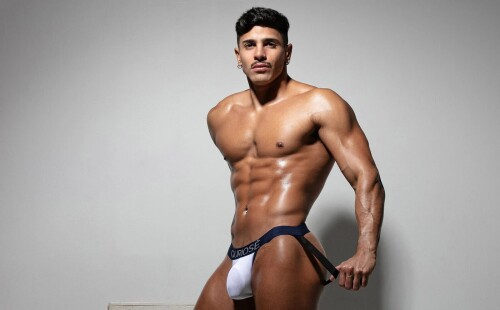Admiring The Large Cock Bulge Of Handsome Pavlo