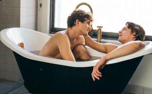 Austin Avery welcomes Zeke Wood to CockyBoys and fucks him