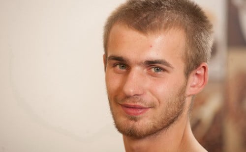 Guy Next Door Josef Strokes His Hard Dick