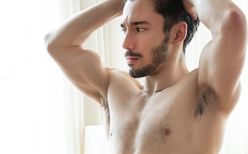 Handsome Naked Hunk Brody Gets Hard