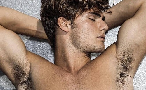 Male Model With Hot Hairy Armpits
