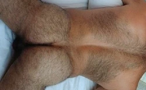 Hairy butt
